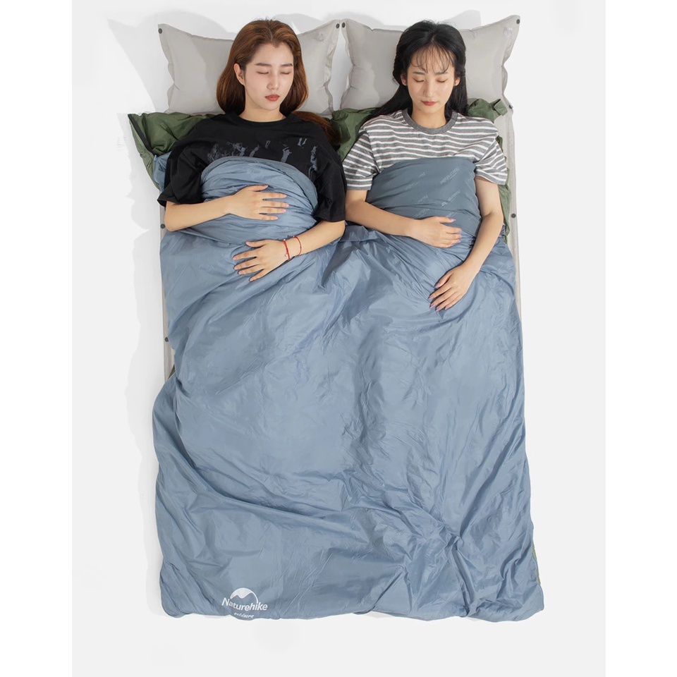 Túi Ngủ Văn Phòng Naturehike LW180, Túi Ngủ 3 Mùa , GHÉP ĐÔI, Chống Nước, Siêu Gọn, Siêu Nhẹ 700g - Đi Outdoor