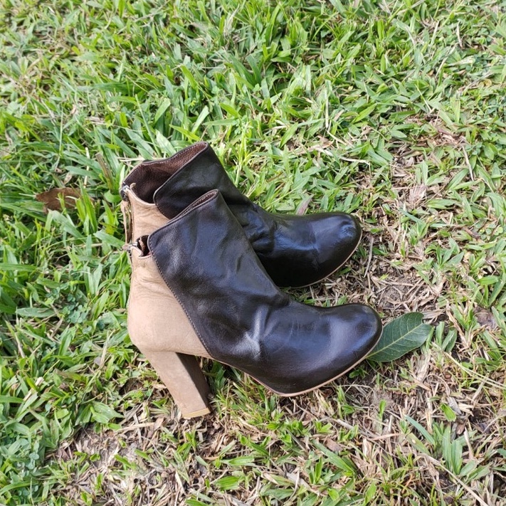 Boots Bốt size 36 Da thật second-hand B083- Đồ Si Bon
