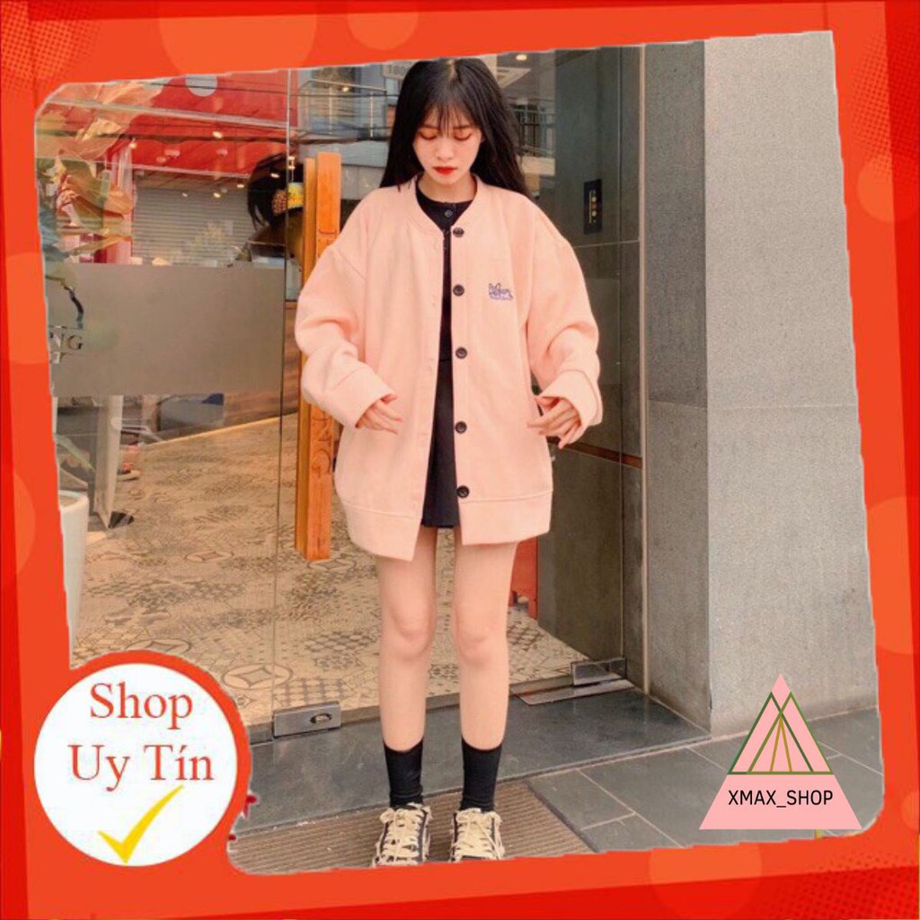 FREESHIP 50 - Áo Khoác Nỉ Form Rộng Bomber PUPPY Cadigan Ulzzang J18