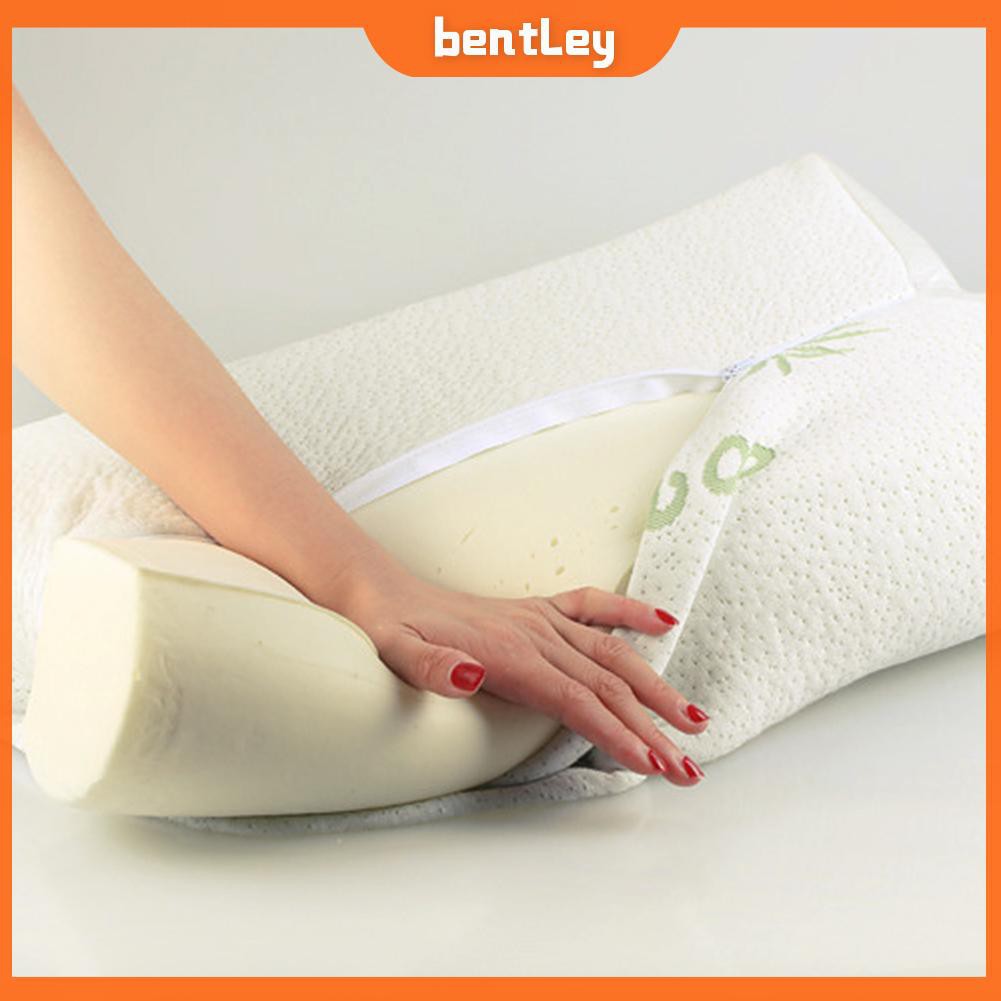  [Ben]  Comfort Orthopedic Bamboo Fiber Sleeping Pillow Memory Foam Pillows