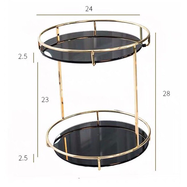 Giá đựng mỹ phẩm đế xoay 360 độ - PB127 | BigBuy360 - bigbuy360.vn