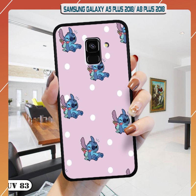 Ốp Samsung Galaxy A8 Plus 2018 - lưng nhám viền dẻo ngộ nghĩnh