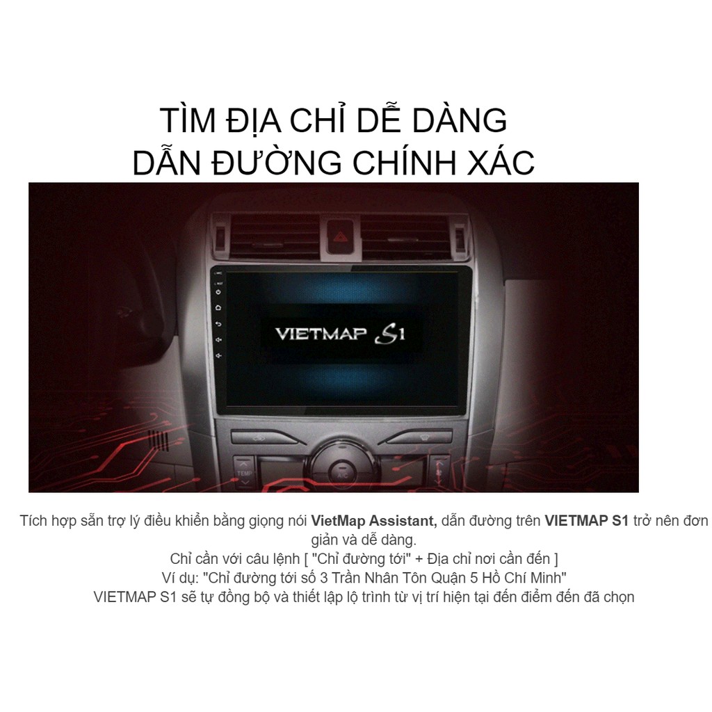 [Miễn Phí Lắp Đặt] Màn Hình Android Vietmap Lenovo D1 + [Vietmap V5] + [Sim 4G + Thẻ Nhớ 32Gb] + [Mã Giảm]