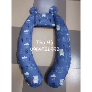 Gối chữ U tai gấu cho bé