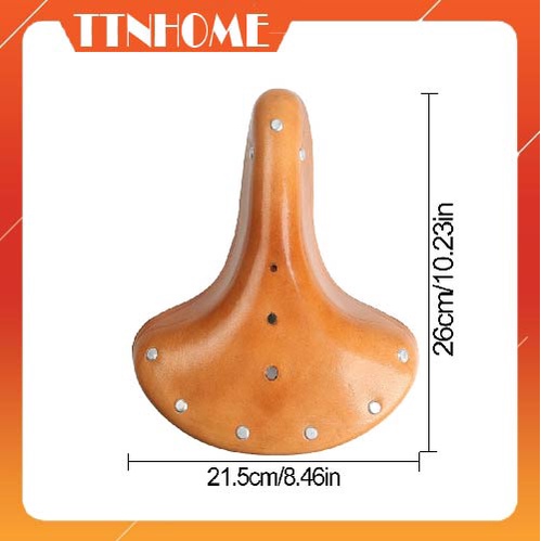 Yên xe đạp da thật cho xe đạp yên xe đạp giả cổ da thật