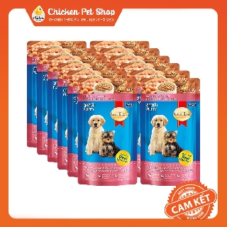 Pate SmartHeart Puppy Chó Con Vị Gà Gói 130g