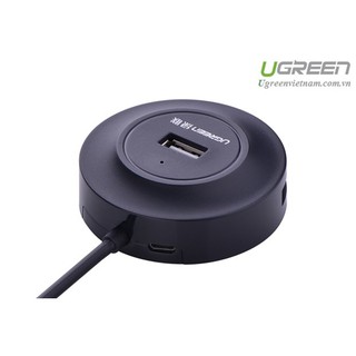 Bộ chia hub usb 2.0 to 4 cổng usb 2.0 ugreen 20277-15cm hàng chính hãng