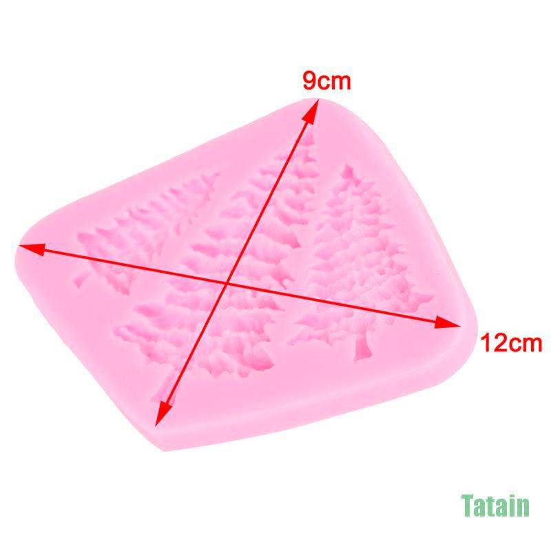 1 khuôn silicone làm bánh tạo hình cây thông giáng sinh