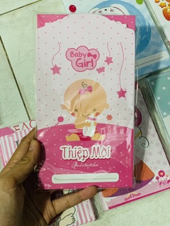Thiệp mời sinh nhật / thôi nôi (5c/xấp)