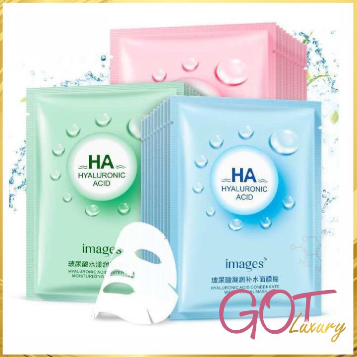 Combo 10 Mặt Nạ Mask Dưỡng Da Mụn Cấp Ẩm Thải Độc HA Images Hàng Nội Địa Trung- GOT Store