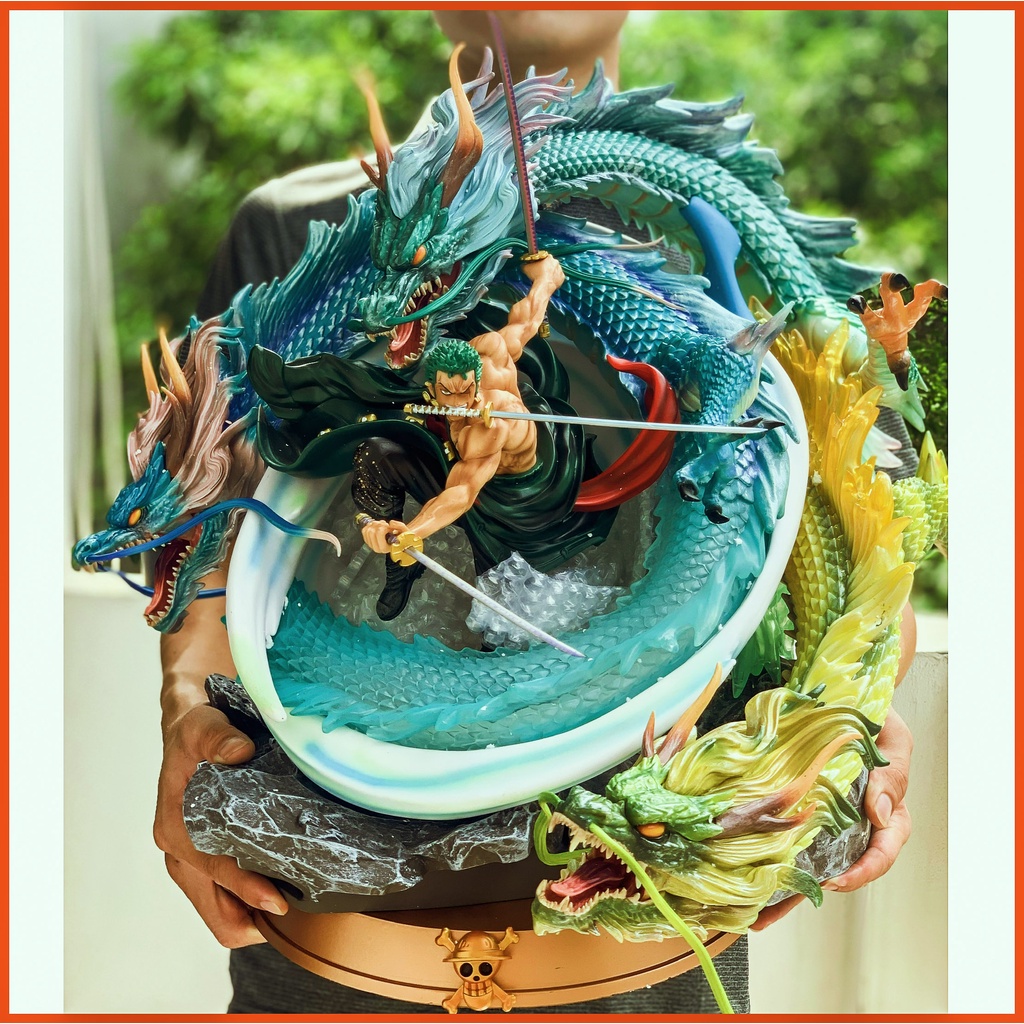 Mô hình nhân vật Zoro tam long băng hải tặc mũ rơm