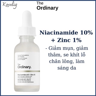 (Bill Sephora US) Tinh chất Niacinamide 10% + Zinc 1% - The Ordinary - Koselig
