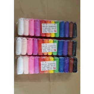 Đất nặn / đất sét nhẹ tự khô an toàn Lốc 12 màu cao cấp Softclay nặn hình, làm Butter slime & bộ cây tạo hình