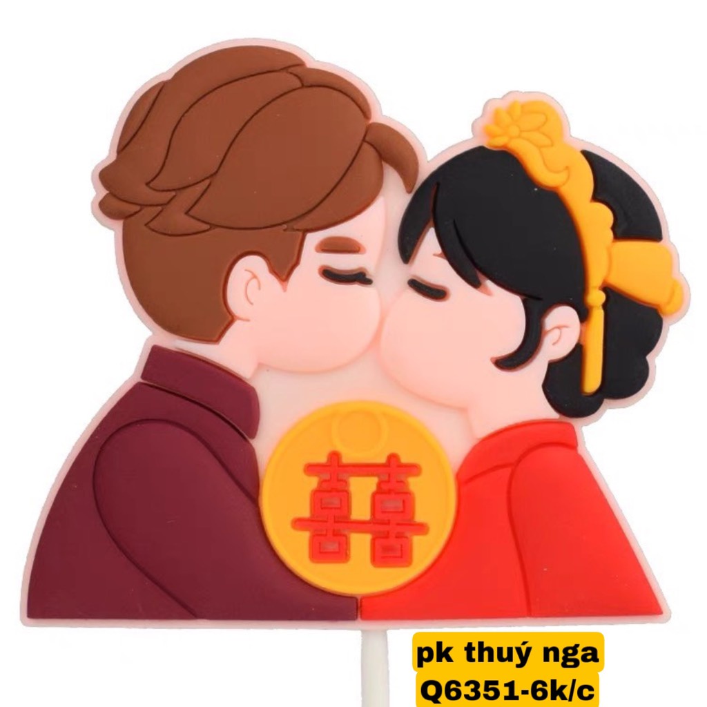 5 cây cắm cặp đôi nhựa dẻo