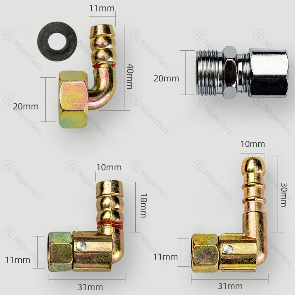 Đuôi chuột nối dây dẫn gas các mẫu..