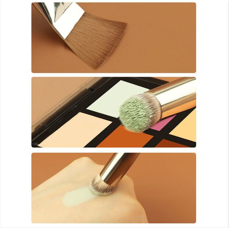 Hot! Set 170 Cọ Trang Điểm Tán Phấn Nền/Che Khuyết Điểm Đầu Xiên 270