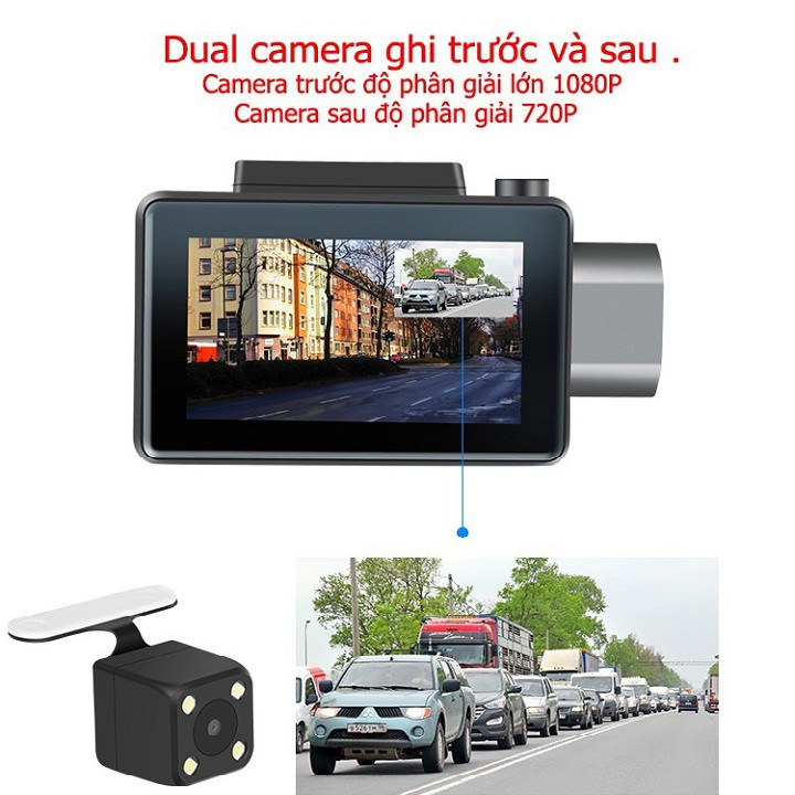 Camera hành trình ô tô xe hơi android T4 / C3 4G dẫn đường cảnh báo tốc độ bảo hành 18 tháng