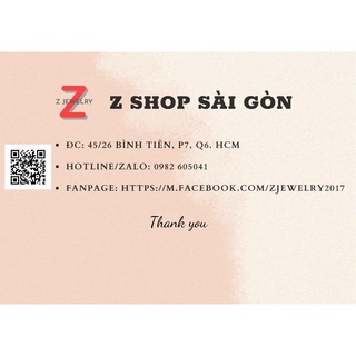 1 Ốp đá 2 đầu 6mm bạc 925