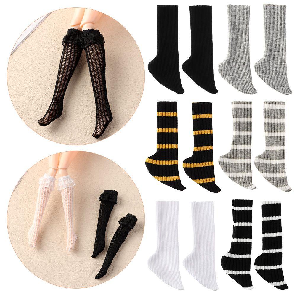 RAINBOW Tất Sọc Thời Trang Cho Búp Bê