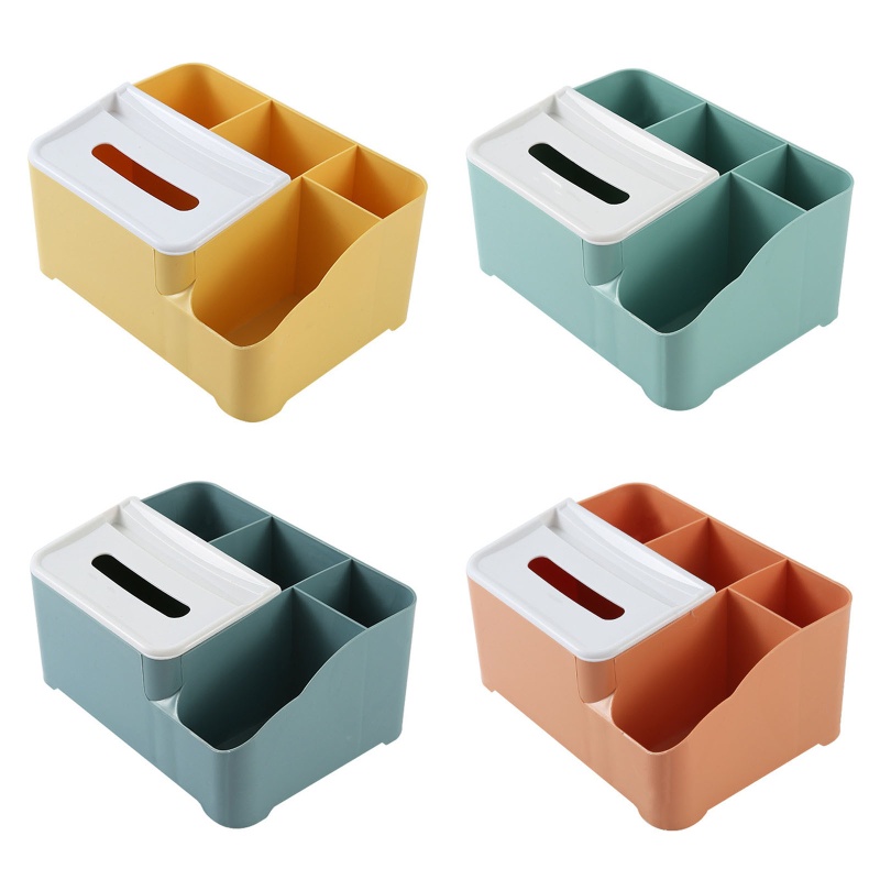 Hộp Đựng Khăn Giấy / Điều Khiển Từ Xa / Điện Thoại Bằng Nhựa Có Nắp Đậ