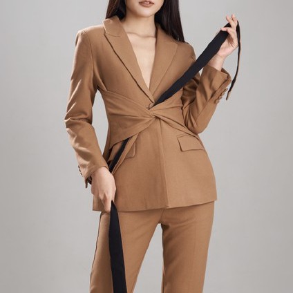 Áo blazer buộc nơ nữ 2NDDATE BL013LB