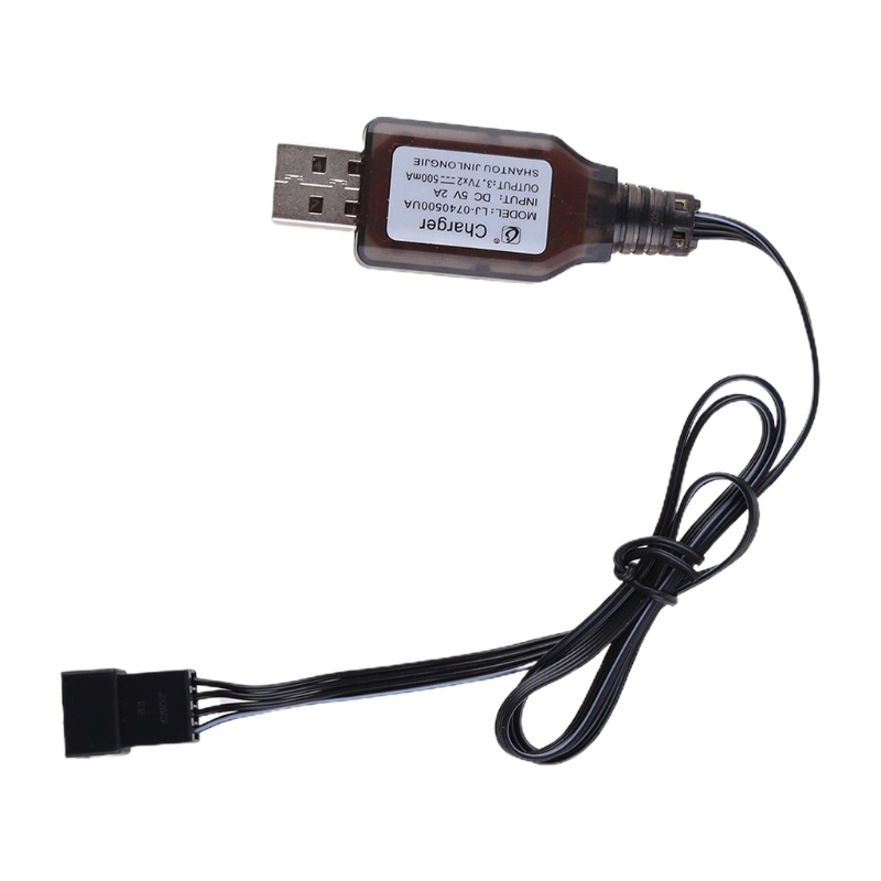 Bộ Sạc Pin Usb 7.4v (3.7V X2) Sm-4P Li-Ion Cho Xe Hơi / Tàu Thuyền Điều Khiển Từ Xa