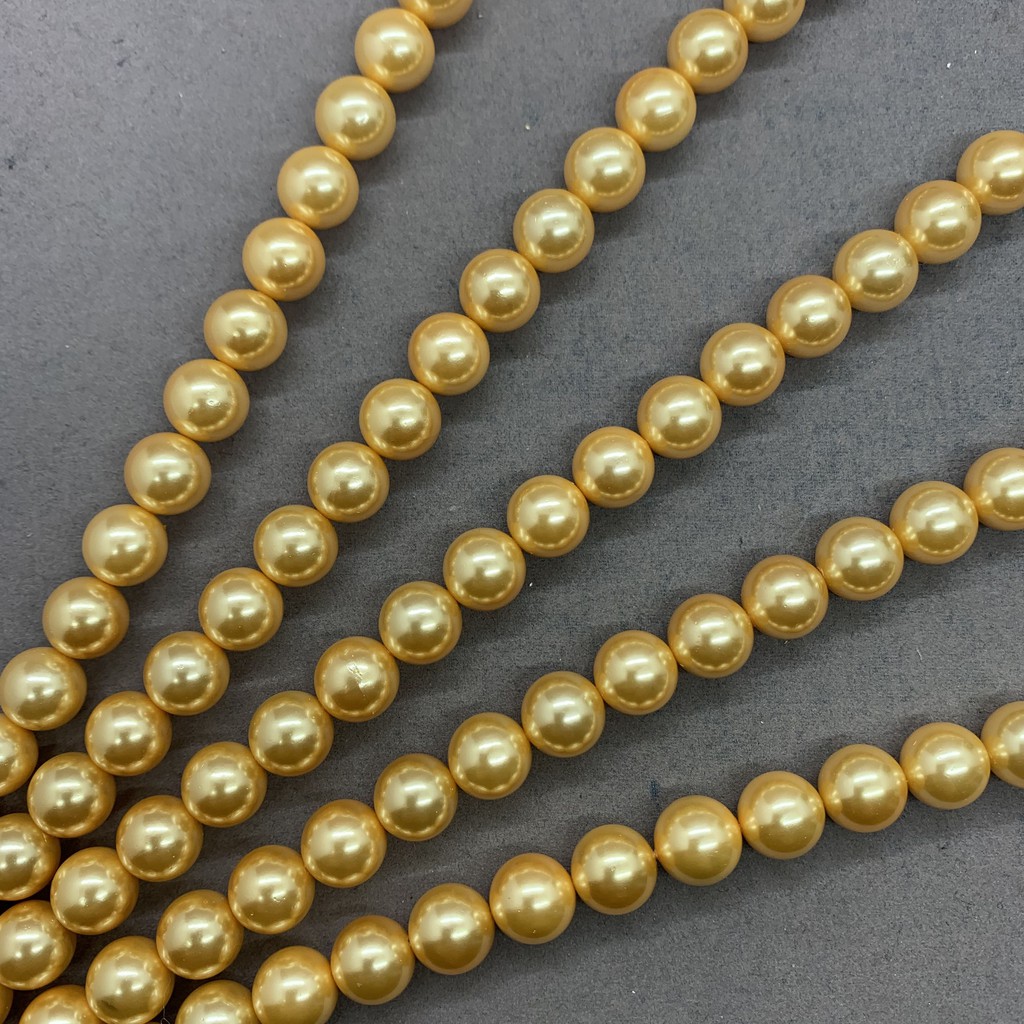 Chuỗi Hạt Ngọc Trai Vỏ Sò Tự Nhiên 6-12mm