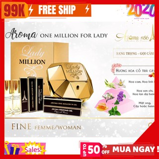 [BÁN GIÁ GỐC] Nước hoa tinh dầu Pháp One million for lady hàng nhập khẩu chuẩn - MILLION W - hàng Nhập khẩu