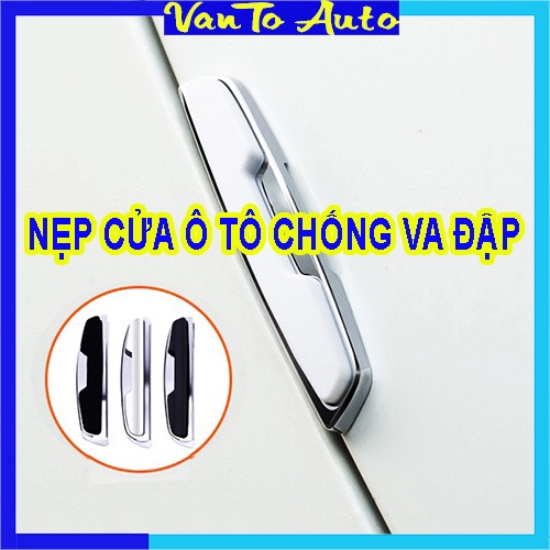 ⚡Video Thật⚡ Bộ 4 Nẹp Chống Va Đập, Chống Trầy Xước Cửa Ô Tô