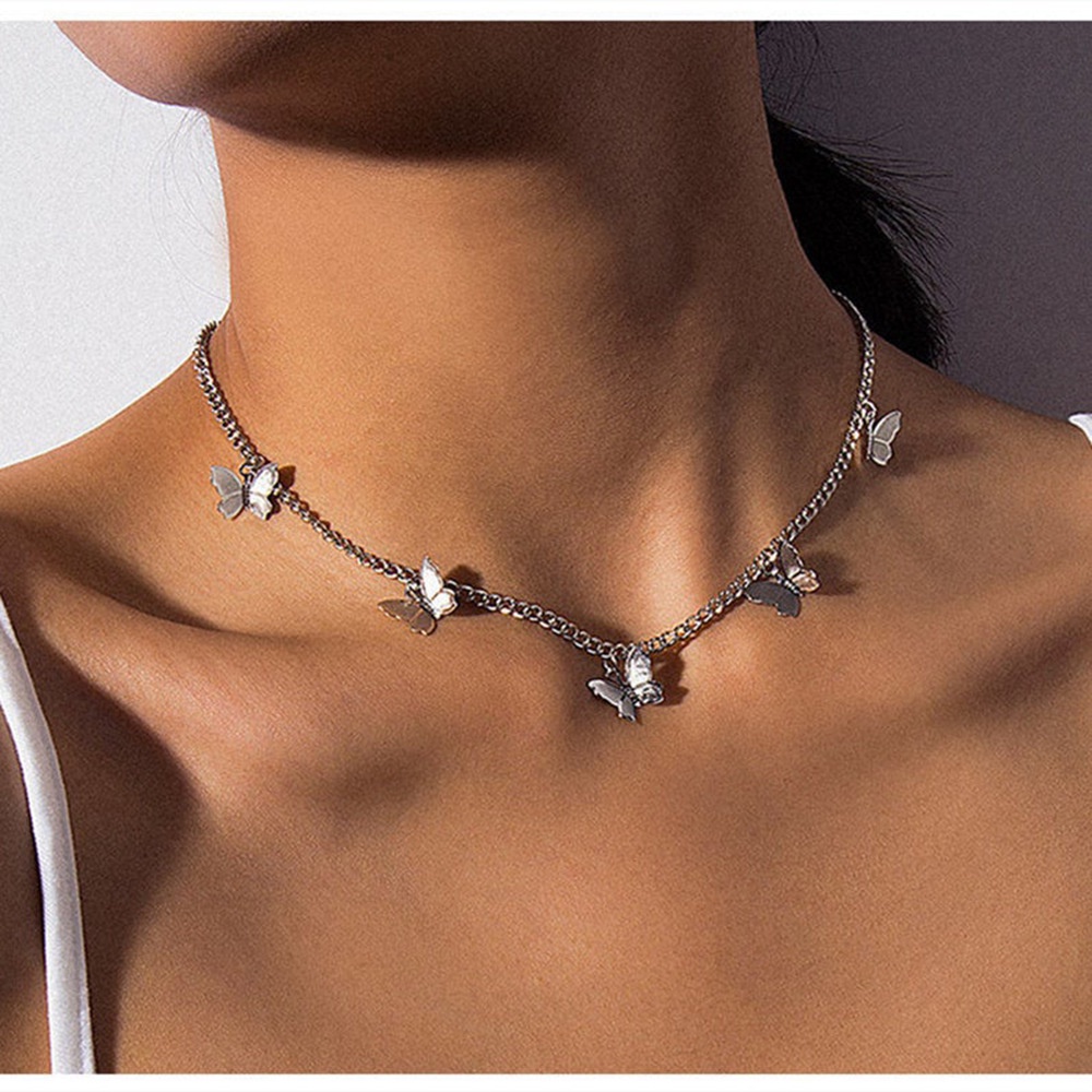 Dây Chuyền Hình Bướm Phong Cách Âu Mỹ Tinh Tế Thời Trang Cho Nữ