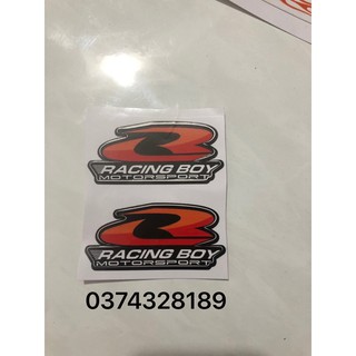 1 cặp tem logo RACING BOY