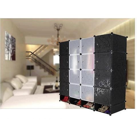 Tủ nhựa ghép 16 ô 4 ô giày