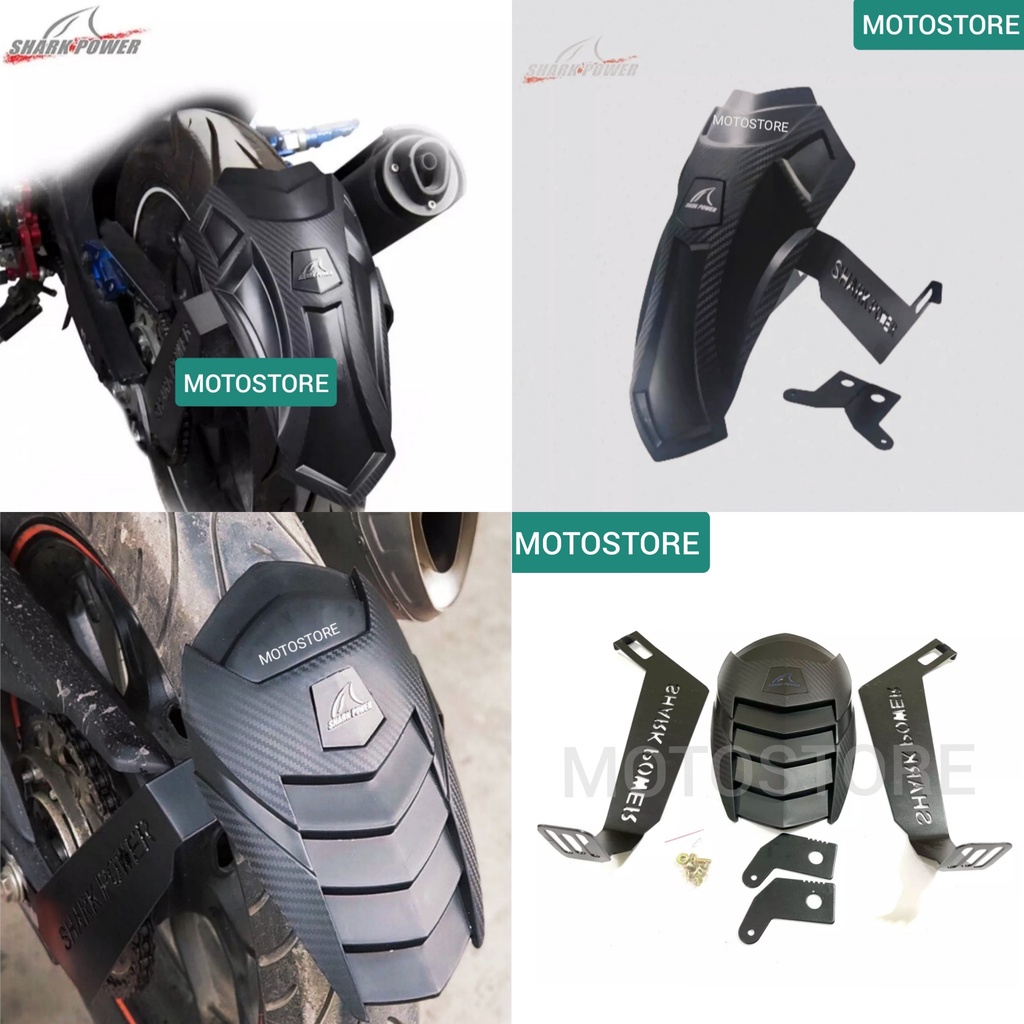 Dè chắn bùn 2 chân Shark Power 2022 gắn nhiều dòng xe Winner, TFX, NMX, Exciter,...