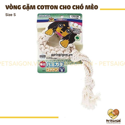 [CHÍNH HÃNG] VÒNG GẶM VẢI COTTON CHO CHÓ MÈO