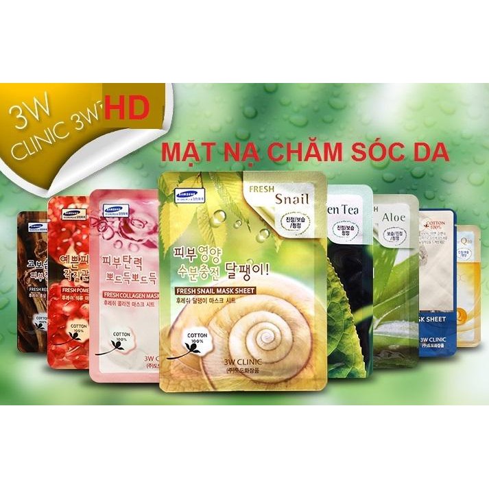 MẶT NẠ 3W hàn quốc