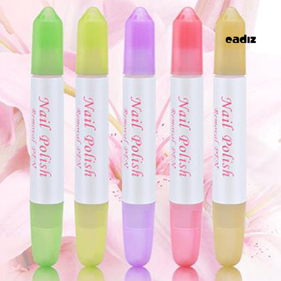 [Hàng mới về] Bút Tẩy Sơn Móng Tay Chuyên Dụng Kèm 3 Đầu Thay Thế