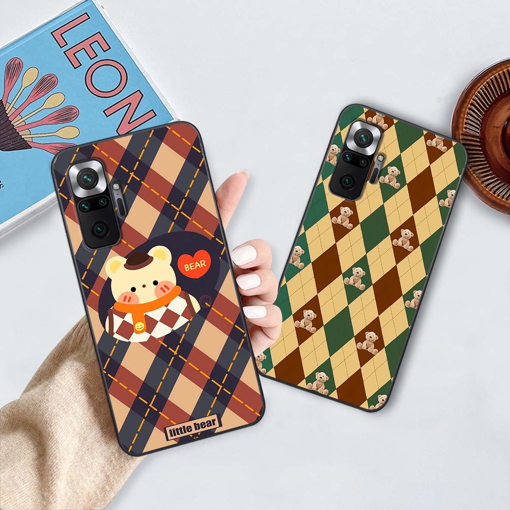 Ốp Xiaomi Redmi Note 10 / Note 10 Pro họa tiết hoa, gấu thời trang, ốp dẻo bền đẹp
