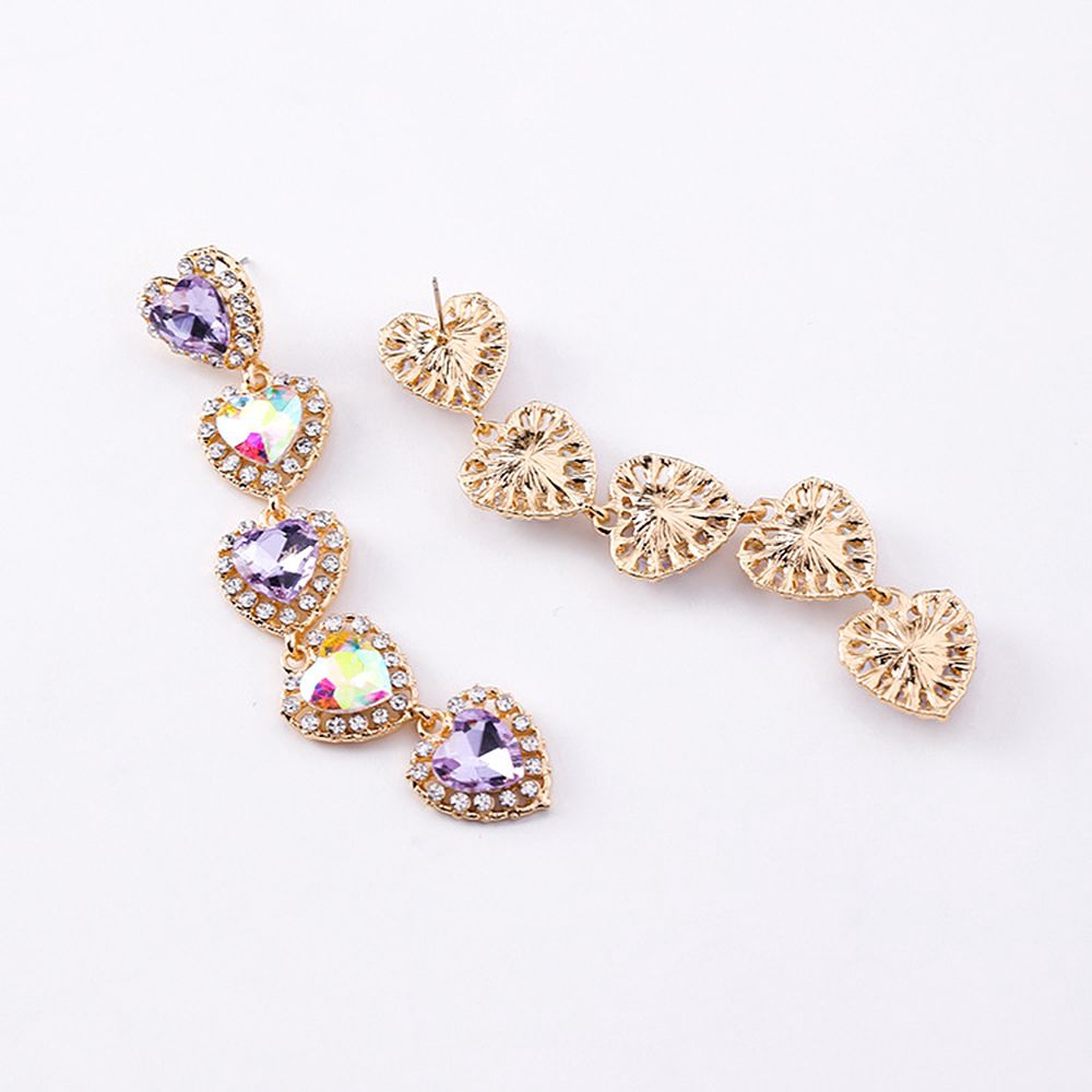 Khuyên tai hình trái tim dễ thương cho nữ