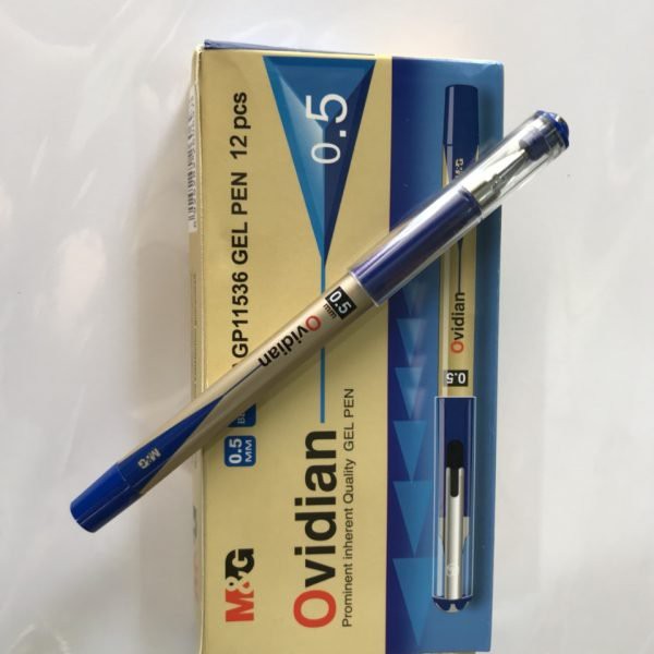 Bút ký Ovidian, bút mực gel M&G, nét 0.5mm, 0.7mm  chuyên dùng luyện viết chữ hán, luyện viết chữ đẹp, ký