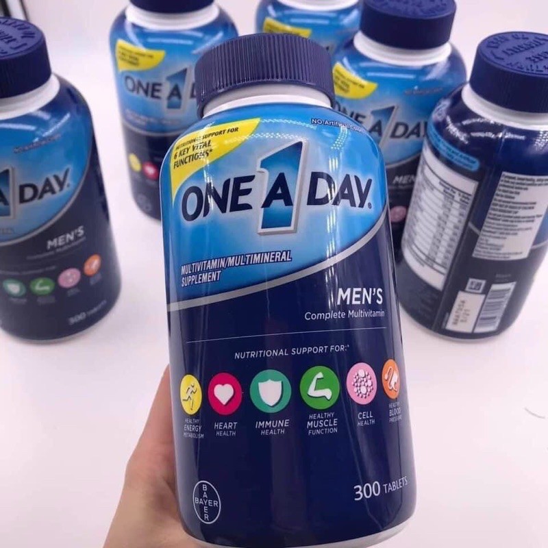 Viên uống bổ sung Vitamin cho năm giới dưới 50 tuổi One A Day for men