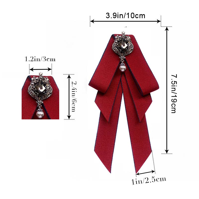 Nơ Ruy Băng Thắt Sẵn Phong Cách Vintage Thời Trang