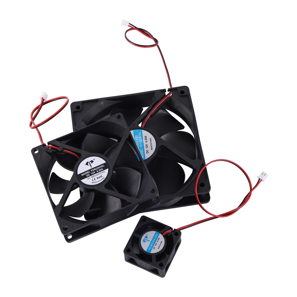 1 Quạt Lồng Ấp Trứng Tự Động DC12V 0.15A/0.20A 3 Size