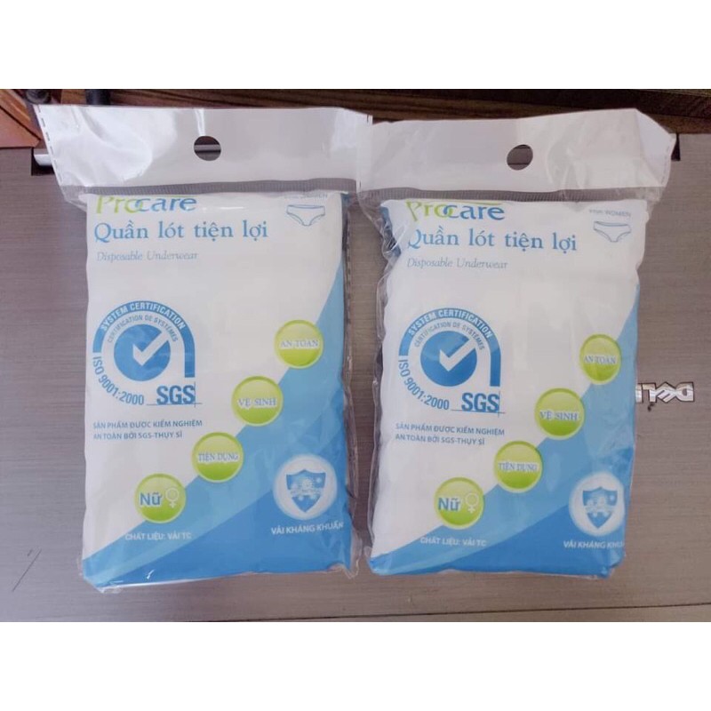 Quần Lót Bầu| Sau Sinh Dùng Một Lần PROCARE| Vải Cotton|Thấm Hút Thoáng Khí Tiện Lợi Cho Đi Du Lịch Và Công Tác
