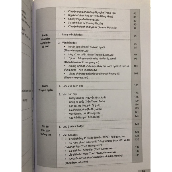 Sách - Văn bản đọc hiểu Ngữ văn 6