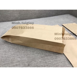 Túi giấy bánh mì kraft nâu