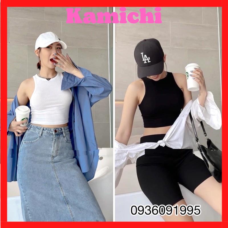 Áo Ba Lỗ Nữ Croptop Cotton Bozip Hè Siêu Mát mã 212