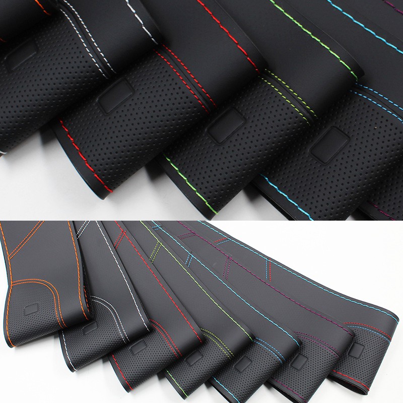 Vỏ Bọc Vô Lăng Xe Hơi Chất Liệu Da Kích Thước 38Cm 15 inch Phù Hợp Với Bốn Mùa