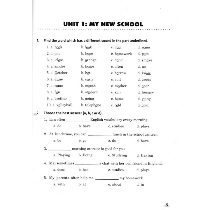 Sách - 702 Câu Trắc Nghiệm Tiếng Anh 6 Theo Chương Trình Giáo Dục Phổ Thông Mới (Không Đáp Án)
