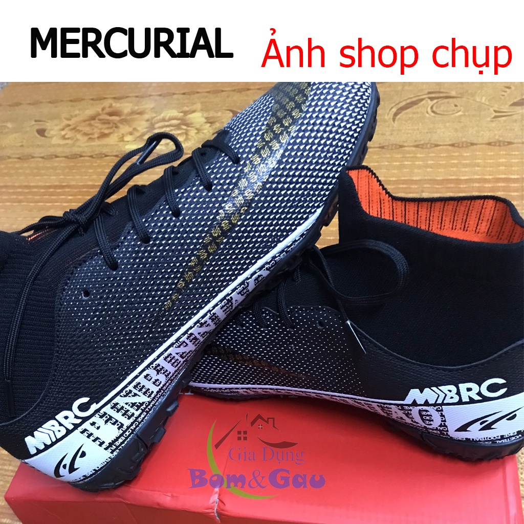 Giày đá bóng cổ cao Mercurial Superfly VII 2020 siêu đẹp, hỗ trợ khóa cổ chân, đế TF phù hợp sân cỏ nhân tạo