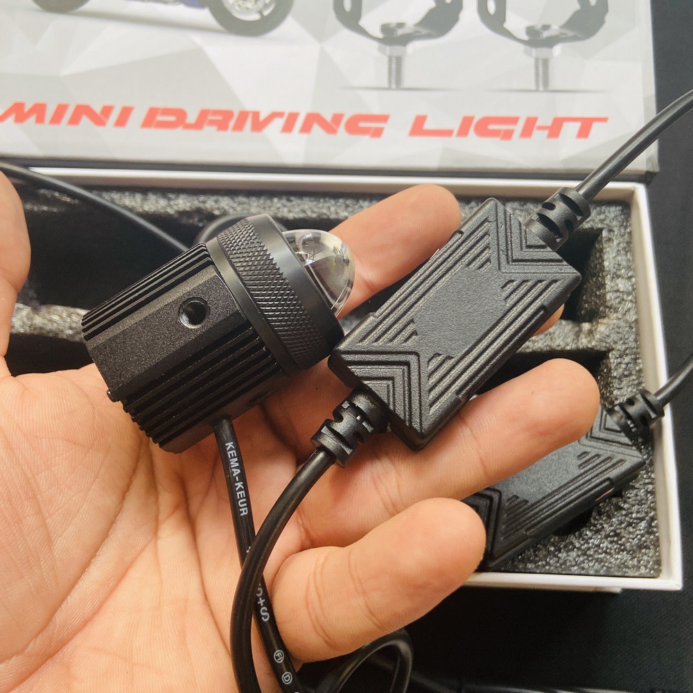 ĐÈN TRỢ SÁNG MINI LED GẮN MỌI LOẠI XE HÀNG CAO CẤP FULL HỘP